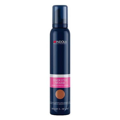 Indola Color Style Mousse Hellbraun 200ml